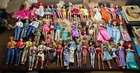 Big Vintage Barbie Figure And Clothes Lot 50+ Figures 60s 70s 80s 90s 00s