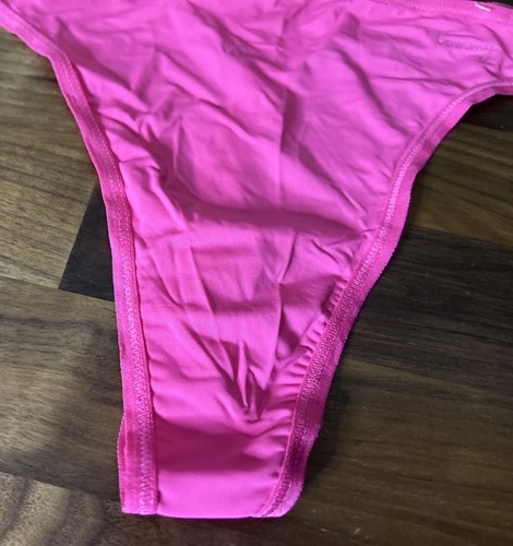 Tommy Hilfiger Second Skin Tanga XL rosa seidig Nylon Logo Signature - Bild 3 von 5
