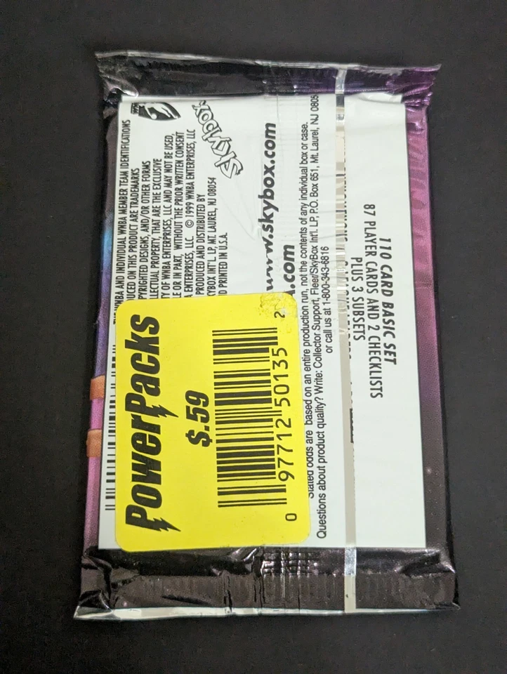 1999 skyBox Hoops WNBA Basketball Hobby Pack Factory Sealed - Image 2 of 2