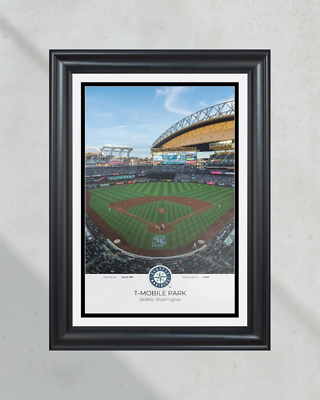 #ad Seattle Mariners T Mobile Park Framed Print $29.99