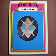 1972 TOPPS BABE RUTH AWARD #626 YANKEES VG+ / EX
