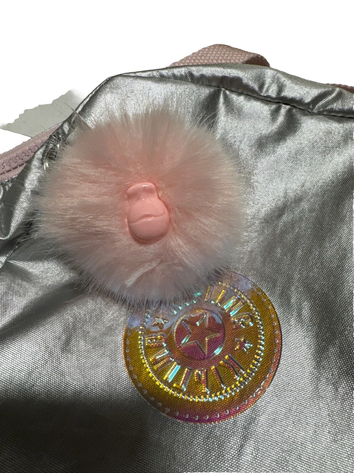 Kipling Ice Silver Met LYLA Lunch Bag NWT - Image 3 of 4