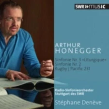 HONEGGER/DENEVE/RSO STUTTGART: SYMPHONY NO. 3 LITURGIQUE - SYMPHONY NO. 2 - - CD