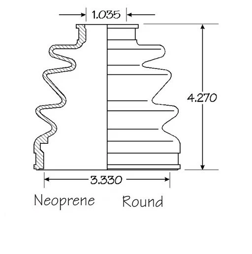 Juego de 4 Kit de arranque de eje CV interior trasero exterior para Acura MDX 2001-2002 Foto 4 de 4