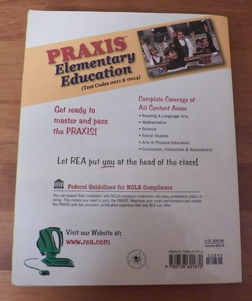 PRAXIS Teacher Certification Test Prep: Elementary Education By Anita ...