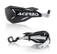 Acerbis X-Factory Black White Handguards For 22mm Oversize 1 1/8 Bars