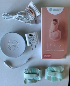 pink owlet sock