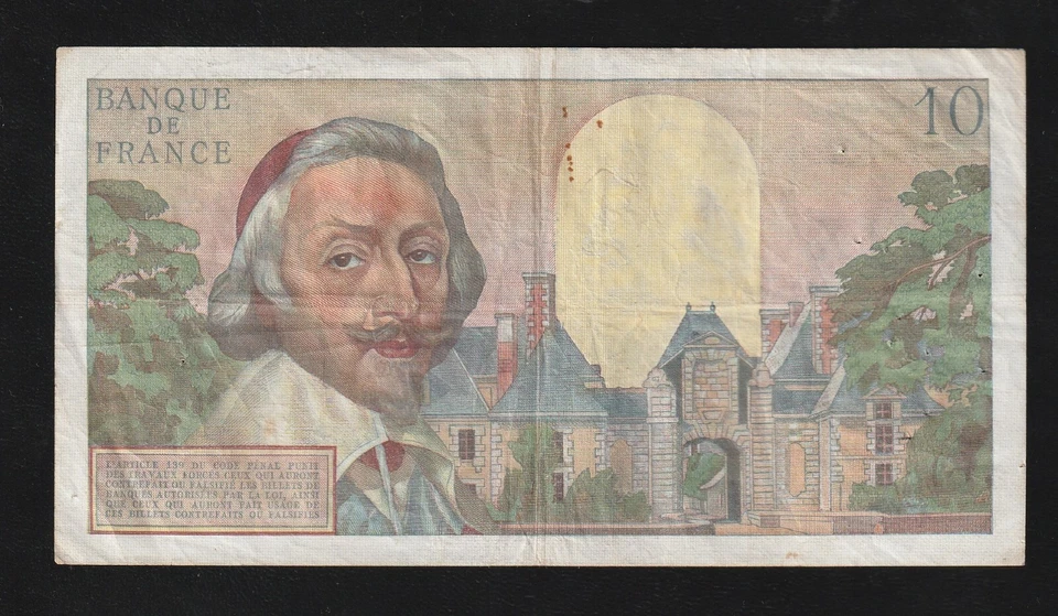 France, 10 Nouveaux Francs, P- 142a, 1960, Banknote - Image 2 of 2