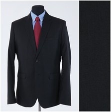 Mens Black H&M Blazer 40R UK Size Sport Coat Jacket