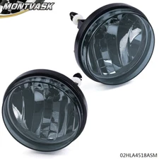 Fit For 07-13 GMC Sierra 1500 2500HD Smoke Lens Bumper Fog Lights Lamps
