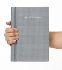 Telephone Address Book A-Z Index Tabs Hard Back Cover A5 Address Spiral Bound