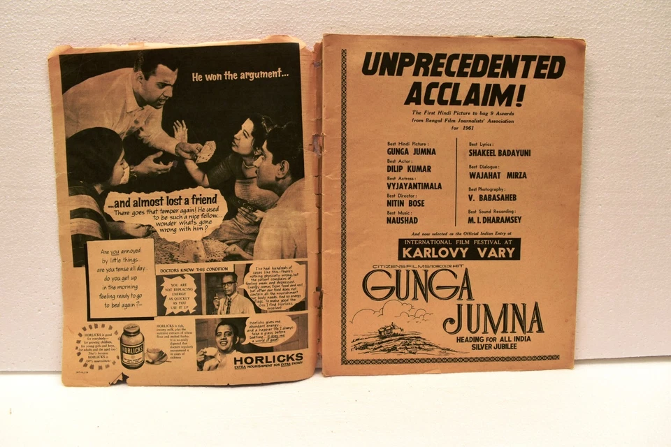 Vintage Filmfare Bollywood Magazine April 20 1962 [Paperback] Indina Flim Collec - Image 4 of 4