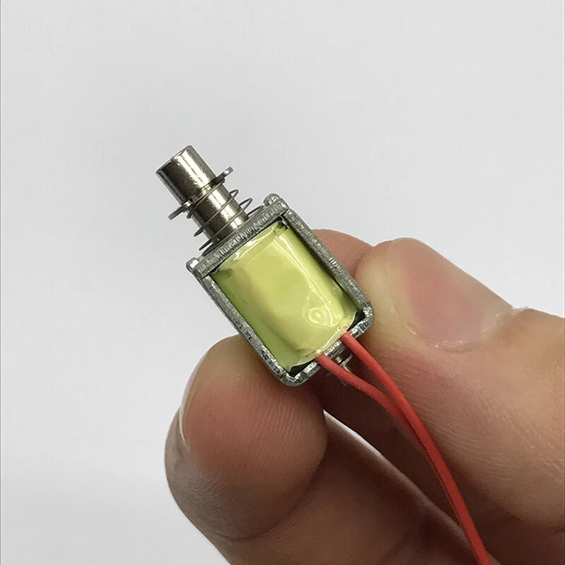 DC 12V Push Pull Through Type Spring Mini Micro Electric Solenoid Electromagnet - Image 4 of 4