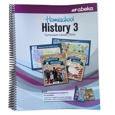 Abeka Homeschool History 3 Curriculum Lesson Plans Manual