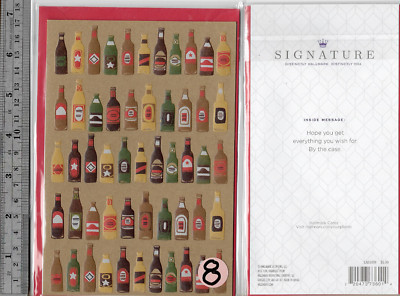 (  I )    1 BIRTHDAY  PAPYRUS. BURGOYNE & HALLMARK  Card with Matching  Envelope