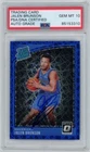 Jalen Brunson Signed 2018 Panini Donruss Optic Rated Rookie Blue Velocity PSA