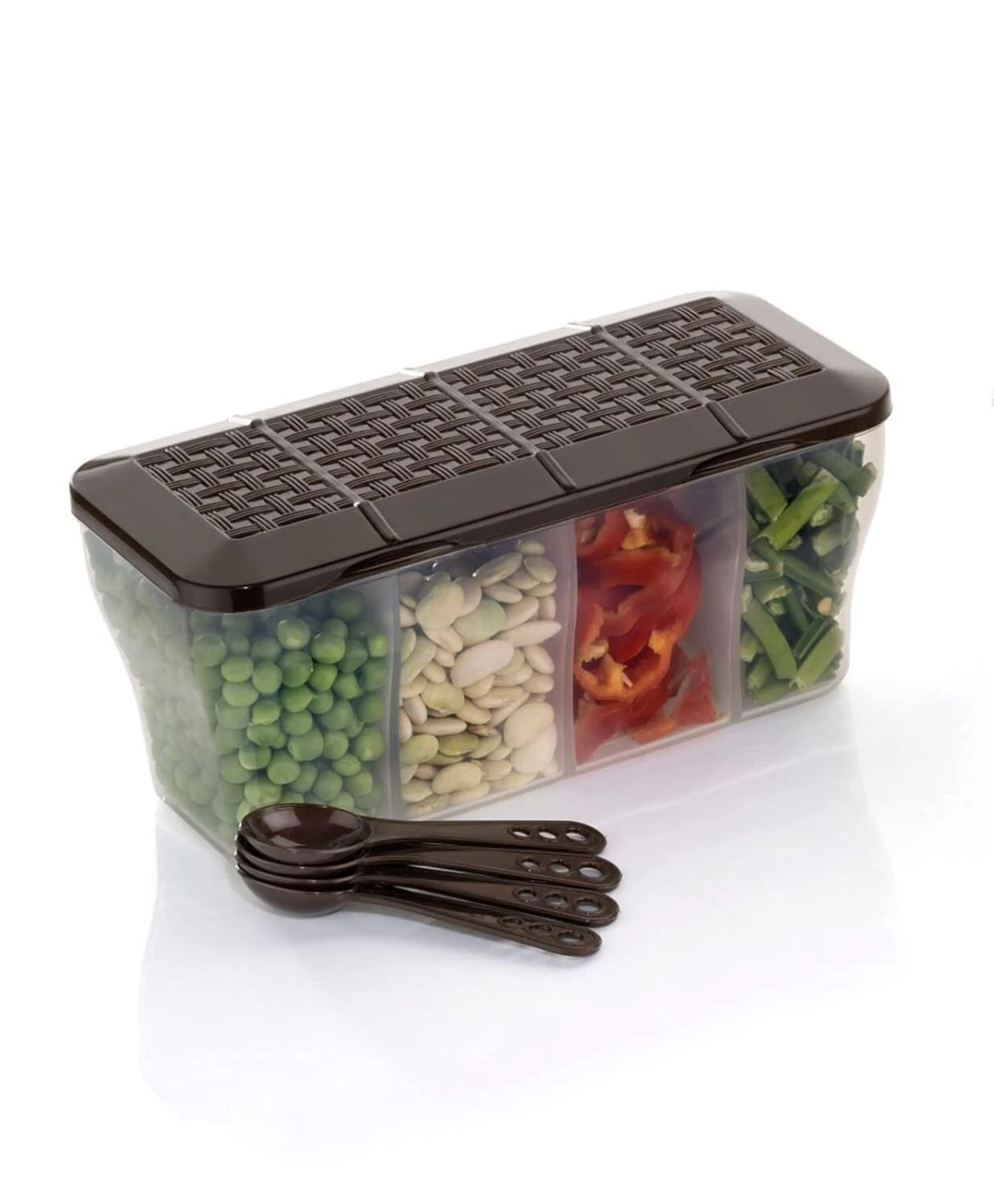New Storage Containers for Kitchen Airtight : 4 in 1 Masala Storage Box
Opens in a new window or tab
