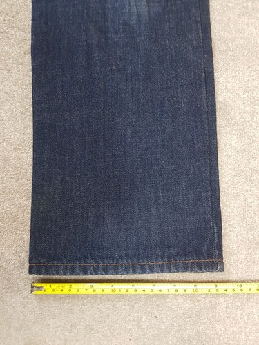 Eddie Bauer mens W36 & L34,relaxed fit,blue denim lined outdoor jeans - Picture 6 of 13