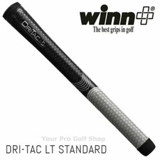 Winn Grips Winn Dri-Tac LT (Less Taper) Golf Grip Standard 5LTDT-BKG
