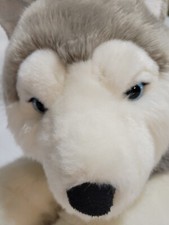 27in Aurora World Husky Wolf Plush Dog Stuffed Animal Pillow Plush