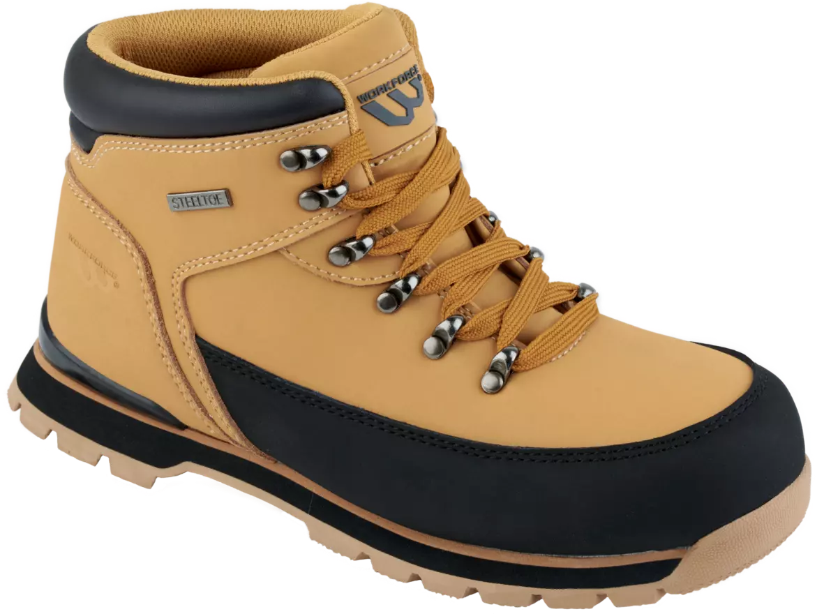 Honey steel toe sales cap boots