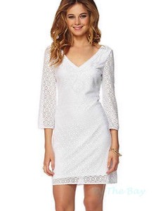 white lace tunic dress