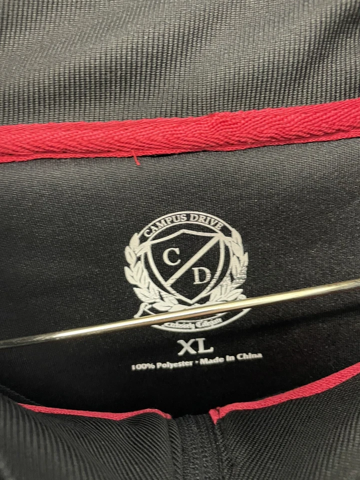 Chaqueta atlética NC State Wolfpack cremallera completa manga larga pista XL 0824 Foto 3 de 4