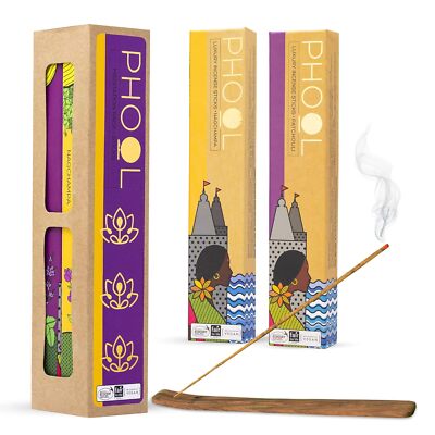 Phool Nagchampa With Patchouli Natural Incense Sticks Pack Of 2