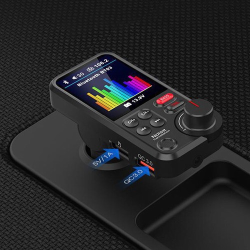 FM Transmitter Bluetooth5.0 KFZ Dual USB Auto Ladegerät für Handy Radio Adapter - Bild 13 von 17