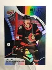 2021-22 Upper Deck Allure Black Rainbow Jacob Bernard-Docker RC Senators Rookie 