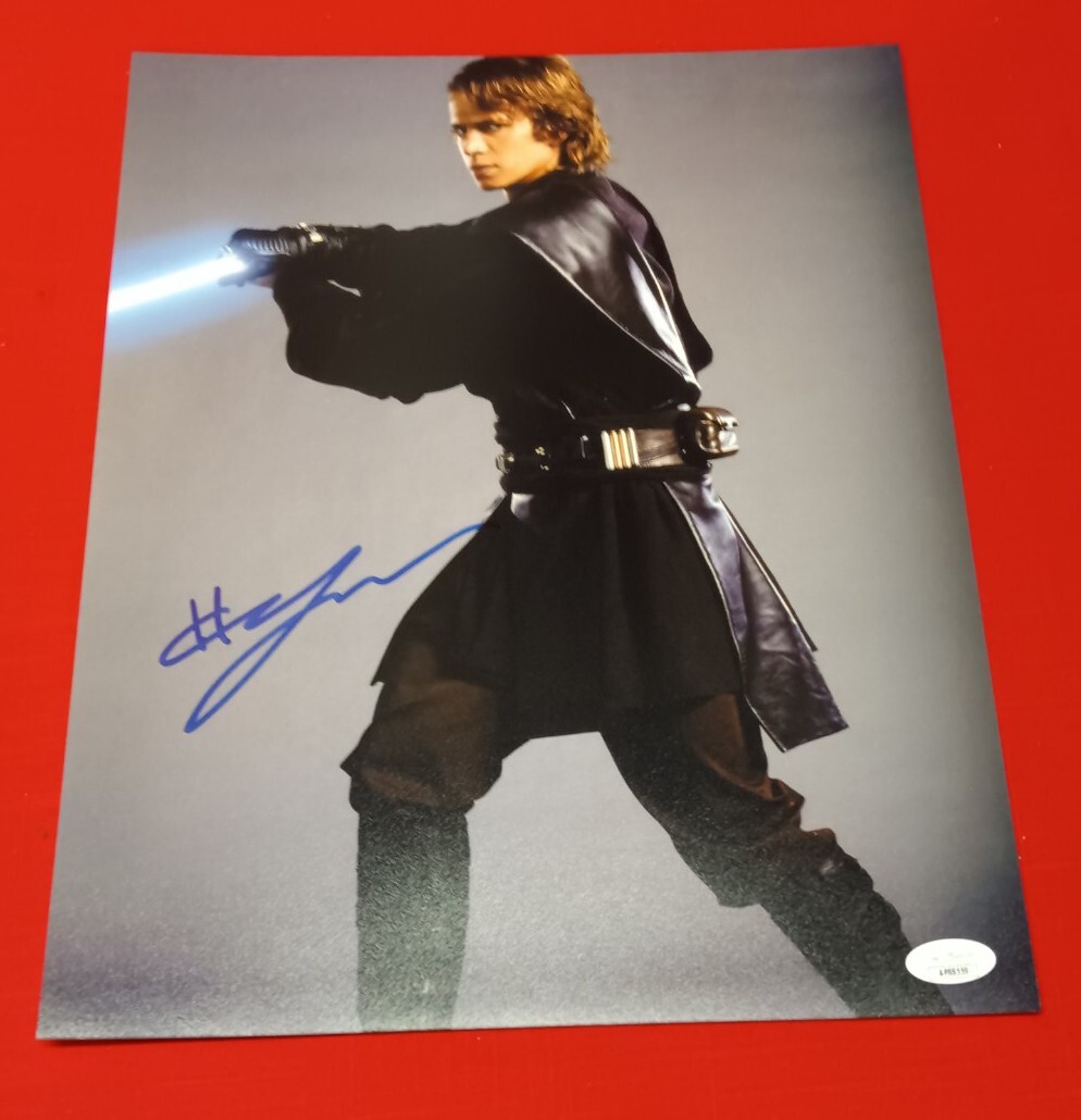 Hayden Christensen Star Wars Anikan Autographed Signed 11x14 Photo JSA 