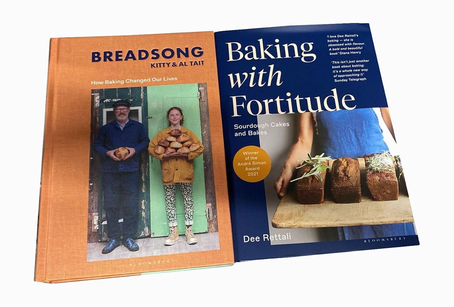 Breadsong Kitty Tait,Al Tait, Baking with Fortitude Dee Rettali 2 Books Set (HB)