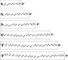 White Water Archery Full Icon Elk Tracks 3 Arrow Wraps 15 Pc Pick Length Width