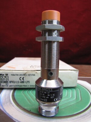 IFM Efector IG5751 IGA3008-BPKG/LS-400-LPS Inductive Proximity Sensor M18 8mm