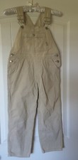 Vintage GAP Kids Small Khaki Beige Corduroy Bib Overalls Pants Cotton Girl  s EUC