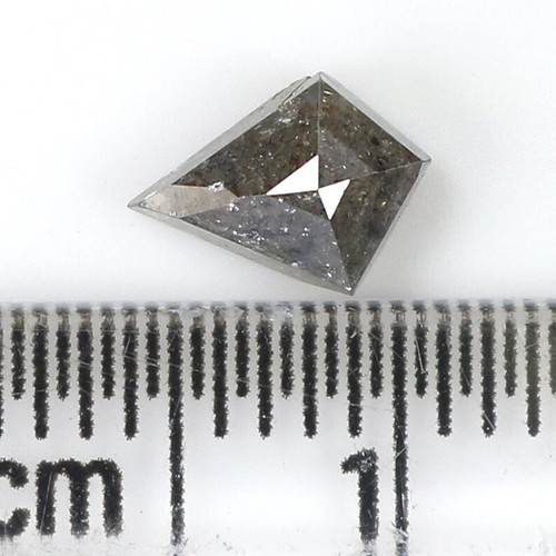 0.68 CT Natural Loose Kite Shape Diamond 6.85 MM Salt And Pepper Diamond QL1342 - Picture 7 of 8