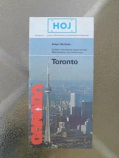 TORONTO ROAD STREET MAP GOLDEN HORSESHOE REGION HOJ HOWARD JOHNSON ADVERTISING