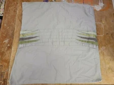 Anthology "Beige w/Green Design" Euro Pillow Sham