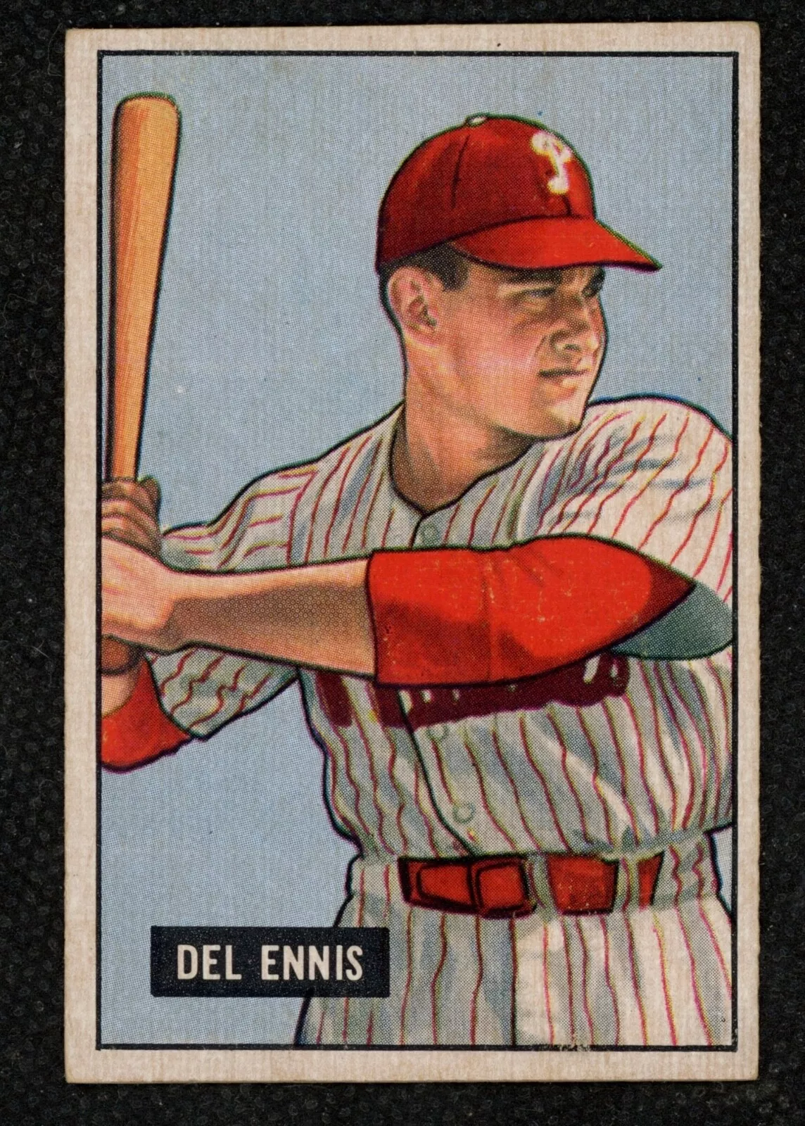Del Ennis trading card