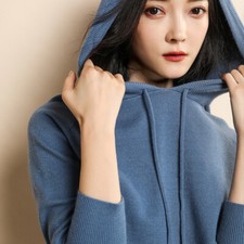 Women Hoodie Sweater Knitted Bottoming Jumper Short Pullover Knitwear Slim