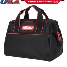 Durable Tool Bag W/ Zipper Closure 3 Pockets Multi-Purpose Organizer Tools New