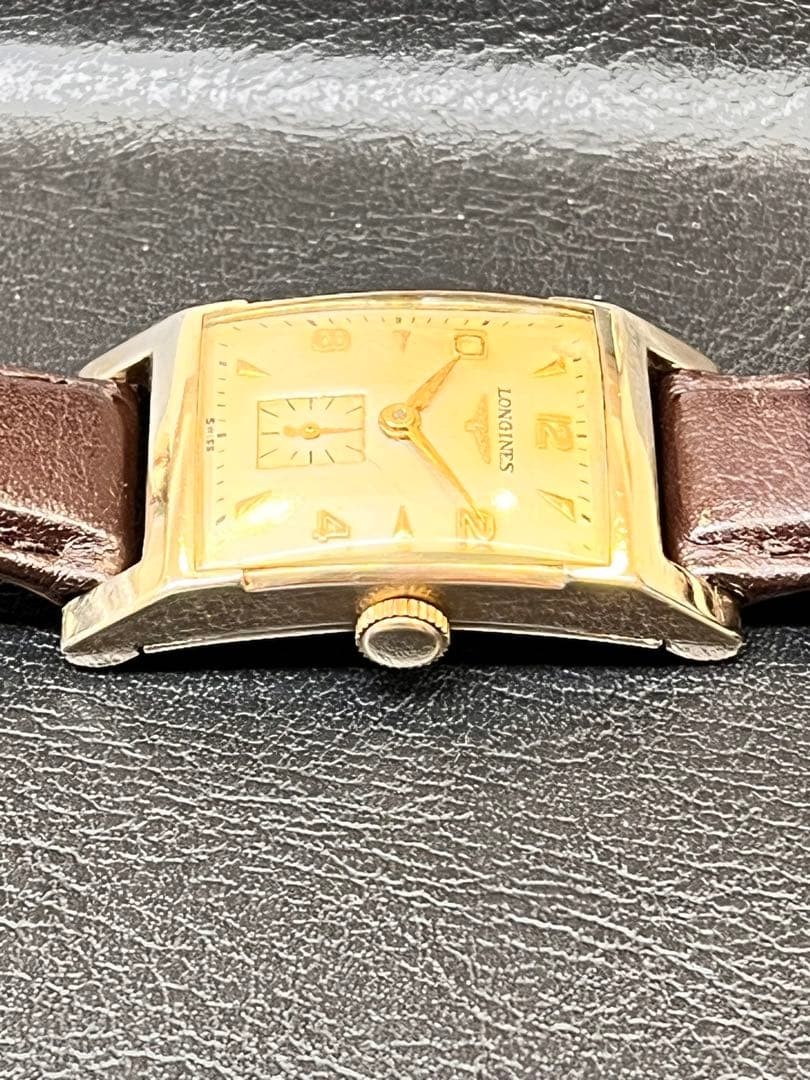 Longines 9lt 10kgf Rectangular Antique Watch 10k … - image 10