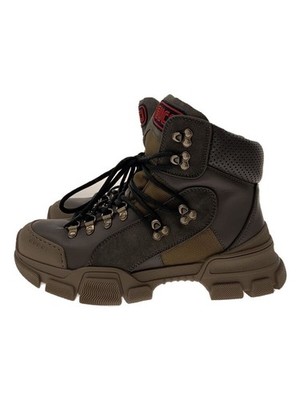 Mens GUCCI GUCCI Trekking Boots 5 GRY 521679