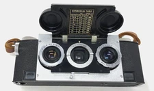 Vintage David White Stereo Realist f3.5 35mm Film Stereo Camera In Leather Case