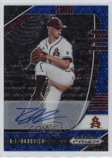 2020 Panini Prizm Draft Picks Blue Donut Circle 6/25 RJ Dabovich Auto 0v0