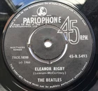 THE BEATLES "ELEANOR RIGBY" RARE  PRESSED IN INDIA COPY  ON PARLOPHONE LABELS