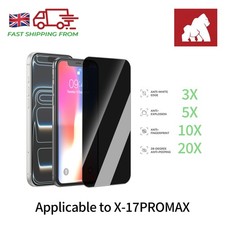 Privacy Screen Protector Tempered Glass Lot For iPhone 17 16 15 14 13 12 11 XR