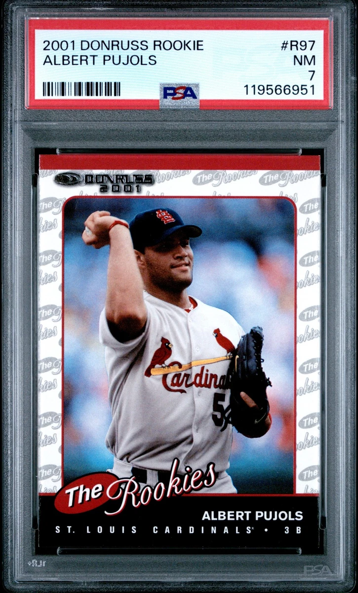 Donruss Albert Pujols Rookie Baseball Sports Trading Cards