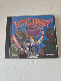 Keith Courage In Alpha Zones Turbografx16 CIB 1989 Complete In Case