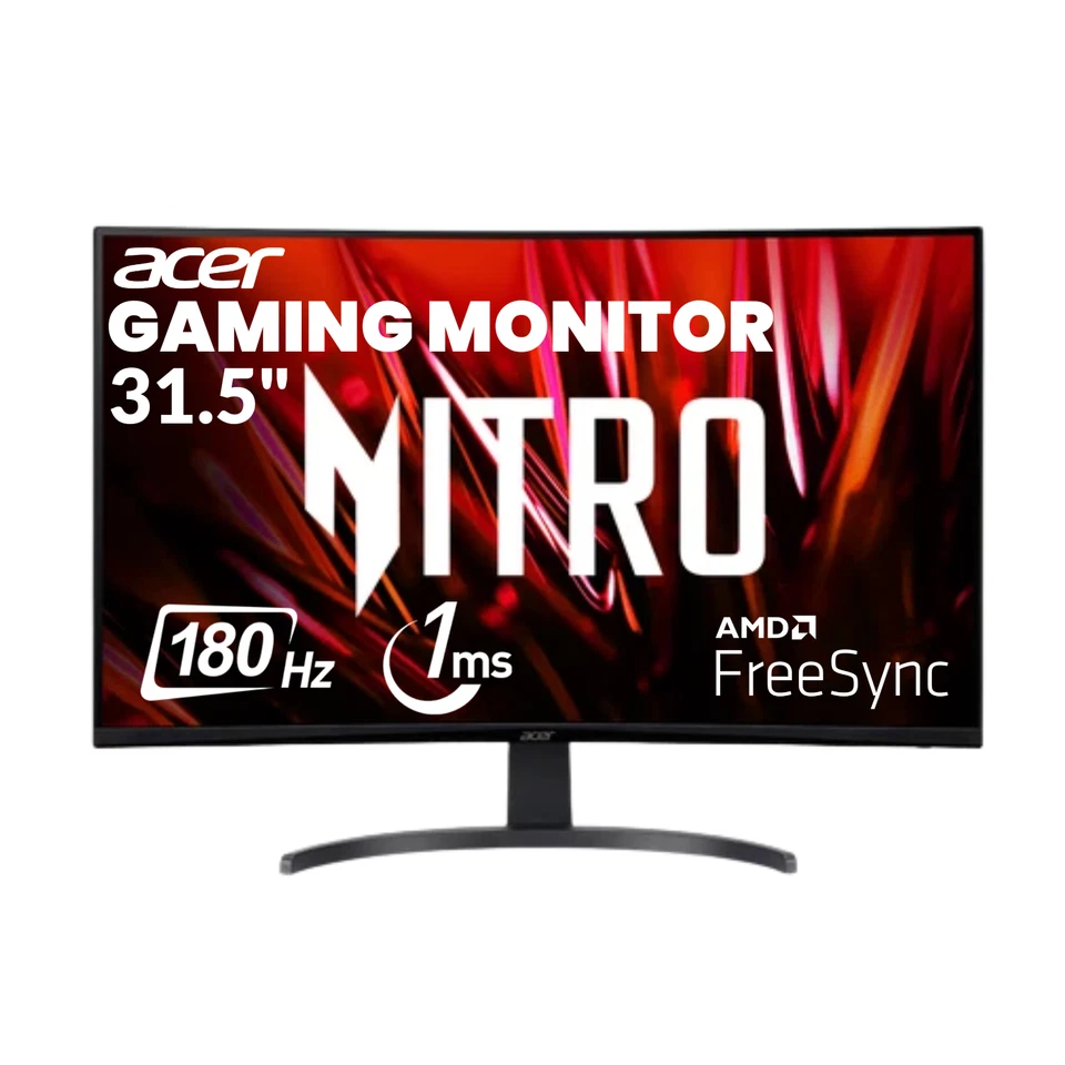 Monitor Gaming Acer Nitro EDB323QU S3 31.5" 2560x1440 180Hz 250Nit Reacondicionado